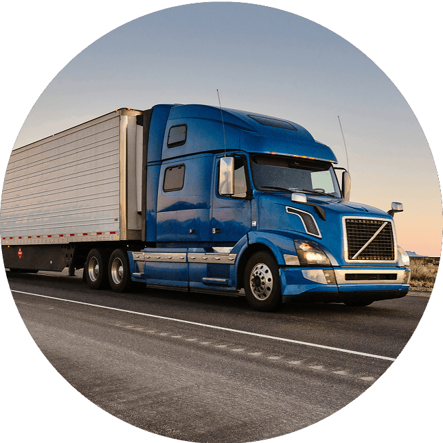 A truck on a road