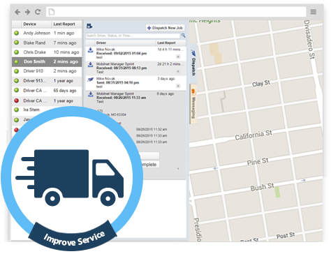 Linxup GPS tracking improve delivery