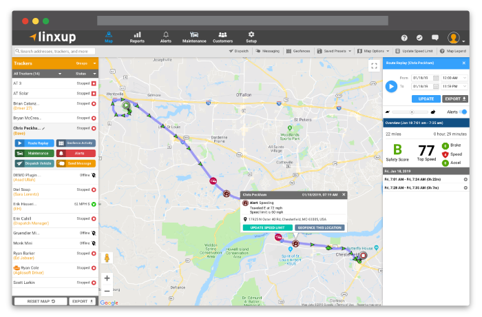 gps tracking software app