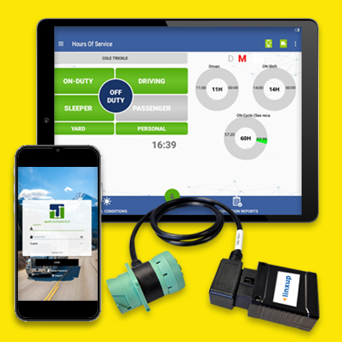 Linxup ELD Solution / Hours of Service Compliance & E-Log Device / Elogs Electronic Logging Device