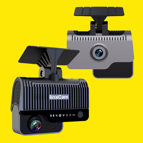 Linxcam Dual Dash Cam for Fleets - 4G Front and Rear-Facing Camera for Trucks, Cars and Commercial Vehicles