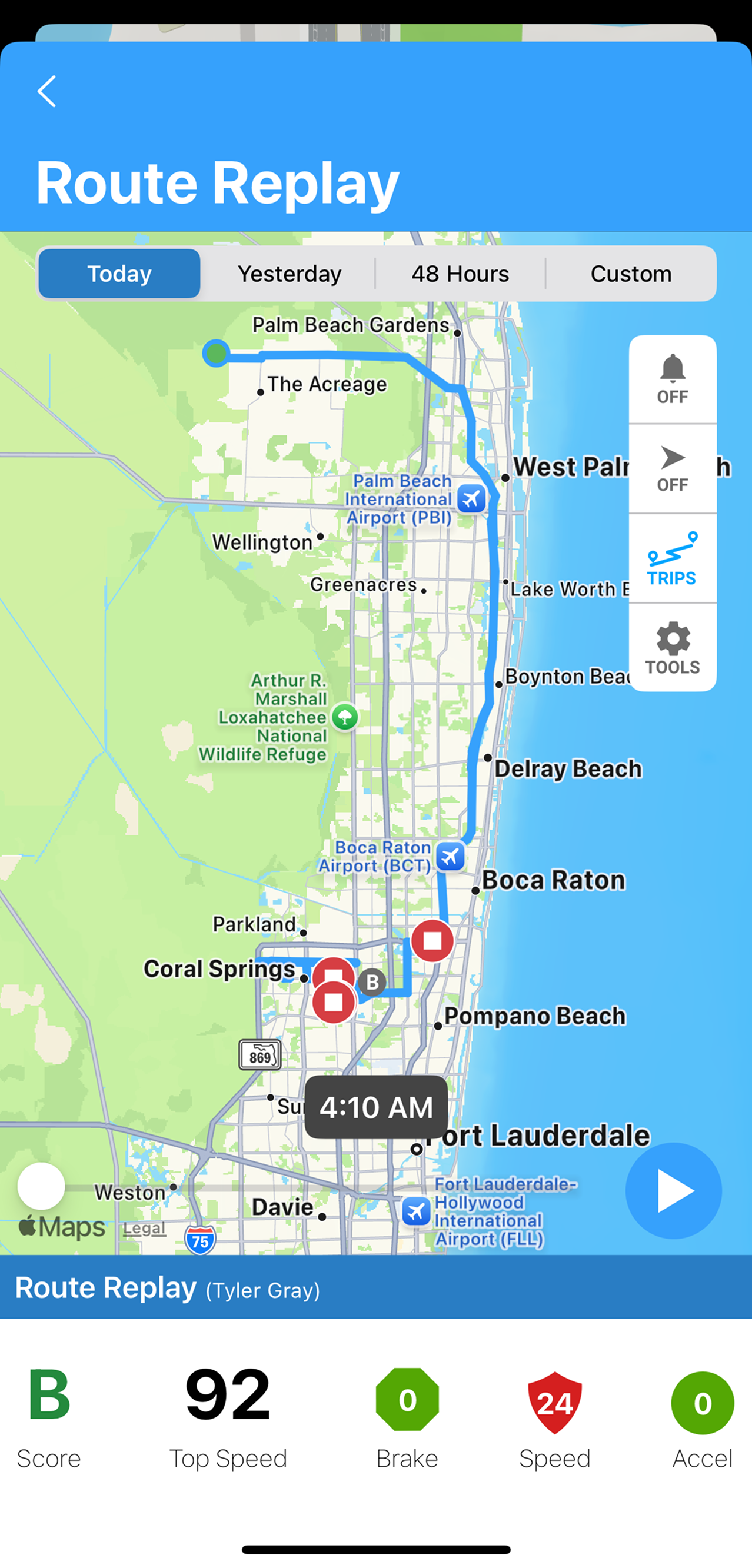 Real-Time GPS Tracking